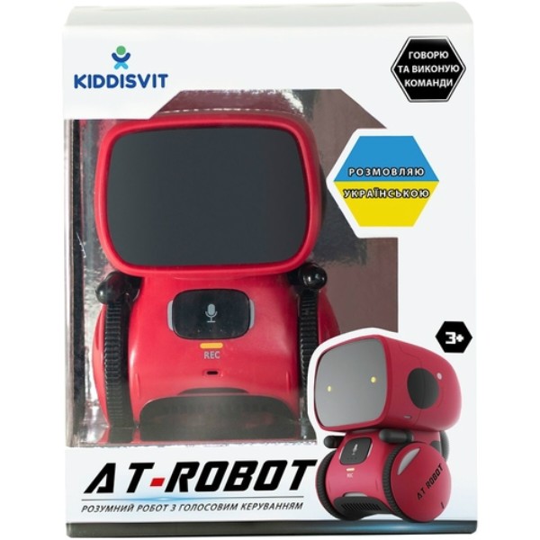 Фото - Інтерактивний робот AT-Robot з голосовим управлінням Червоний (озвуч.укр.) (AT001-01-UKR)