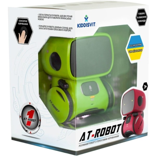 Фото - Інтерактивний робот AT-Robot з голосовим управлінням Зелений (озвуч.укр.) (AT001-02-UKR)