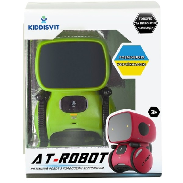 Фото - Інтерактивний робот AT-Robot з голосовим управлінням Зелений (озвуч.укр.) (AT001-02-UKR)