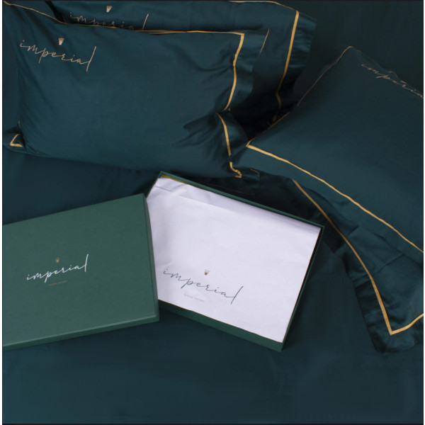Фото - Простирадло двоспальне MirSon Imperial Satin Catania 180х190 см (2200008581008)