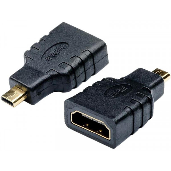 Фото - Перехідник HDMI Atcom microHDMI (M) - HDMI Black (16090)