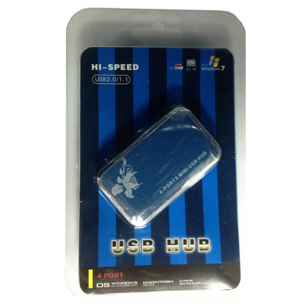 Фото - Хаб USB Atcom TD707 USB 2.0 4 ports (15273)