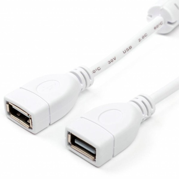 Фото - Кабель USB type A - USB type A Atcom USB 2.0 AF/AF 1.8m (15647)