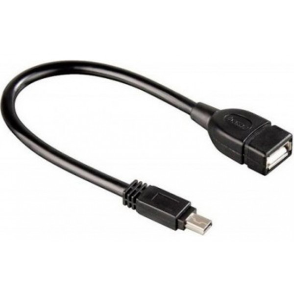 Фото - Кабель Atcom USB 2.0 AF/Mini USB 5 pin 0.1M OTG (12822)