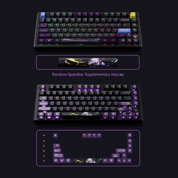 Фото - Клавіатура дротова ігрова ATK RS7 eSports Hall Effect ENG (ATK-RS7-PRO-RGB)