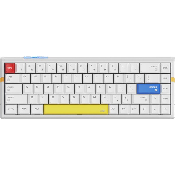 Фото - Клавіатура дротова ігрова ATK RS6 Ultra Aluminum Hall Effect ENG (ATK-RS6-ULTRA-WHT)