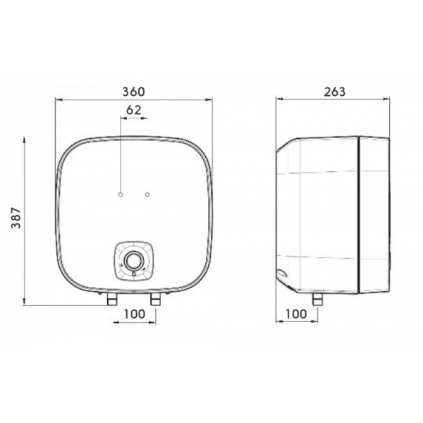 Фото - Водонагреватель Atlantic Nanto SWH 10A M-N1 2000W