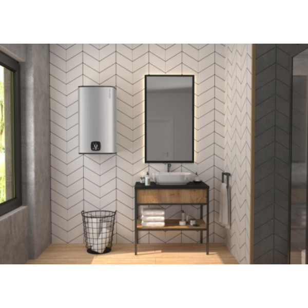 Фото - Водонагрівач Atlantic Steatite Cube WI-FI ES-VM 100 S4 C2 WD (2400W) silver (EG)