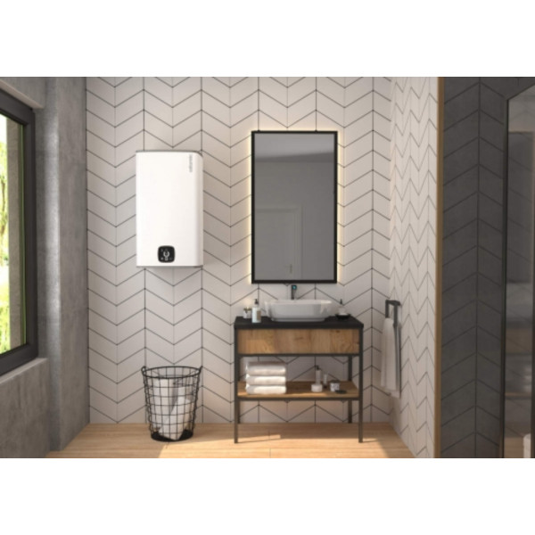 Фото - Водонагрівач Atlantic Steatite Cube WI-FI ES-VM 100 S4 C2 WD (2400W) white (EG)