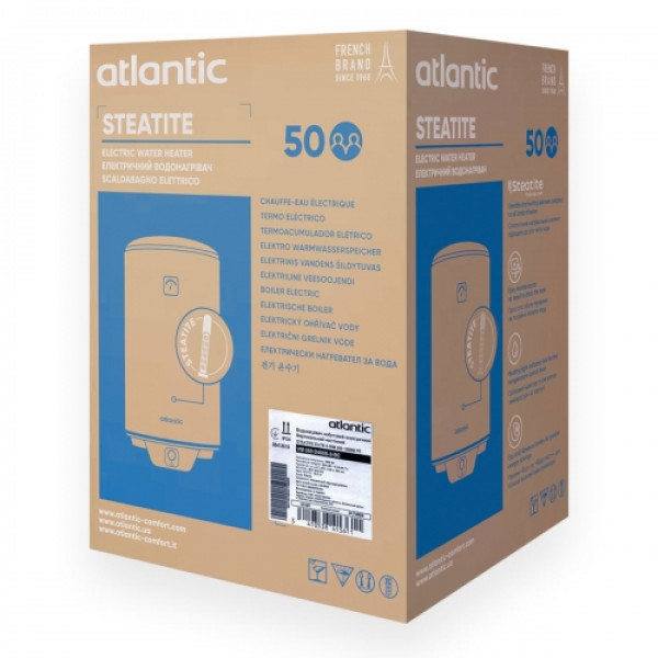 Фото - Водонагреватель Atlantic Steatite Elite VM 050 D400S-2-BC (1500W)