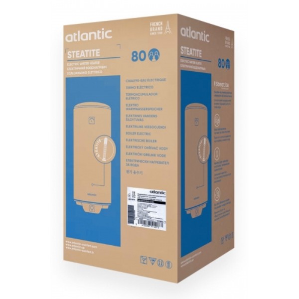 Фото - Уцінка - Водонагрівач Atlantic Steatite Elite VM 080 D400S-2-BC (1500W)