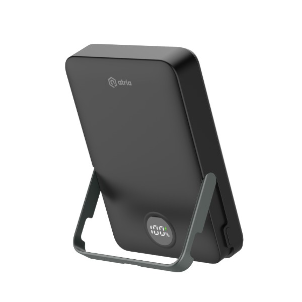 Фото - Батарея мобільна ATRIA PD20W USB-C 15W Wireless MagSafe 10000mAh black (WPD-W57B)