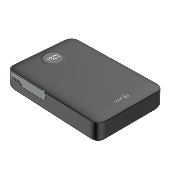 Фото - Батарея мобільна ATRIA PD20W USB-C 15W Wireless MagSafe 10000mAh black (WPD-W57B)