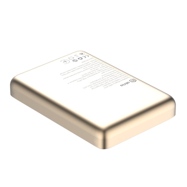Фото - Батарея мобильная ATRIA PD20W USB-C 15W Wireless MagSafe 10000mAh gold (WPD-W72G)