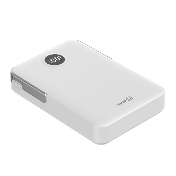Фото - Батарея мобильная ATRIA PD20W USB-C 15W Wireless MagSafe 10000mAh white (WPD-W57)