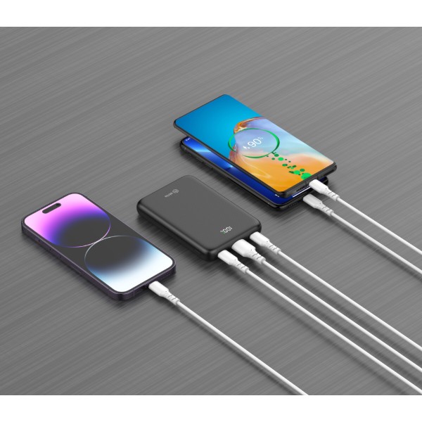 Фото - Батарея мобільна ATRIA PD22.5W USB-C 10000mAh (WPD-P91)