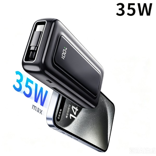 Фото - Батарея мобільна ATRIA PD35W USB-C 10000mAh (WPD-35S)