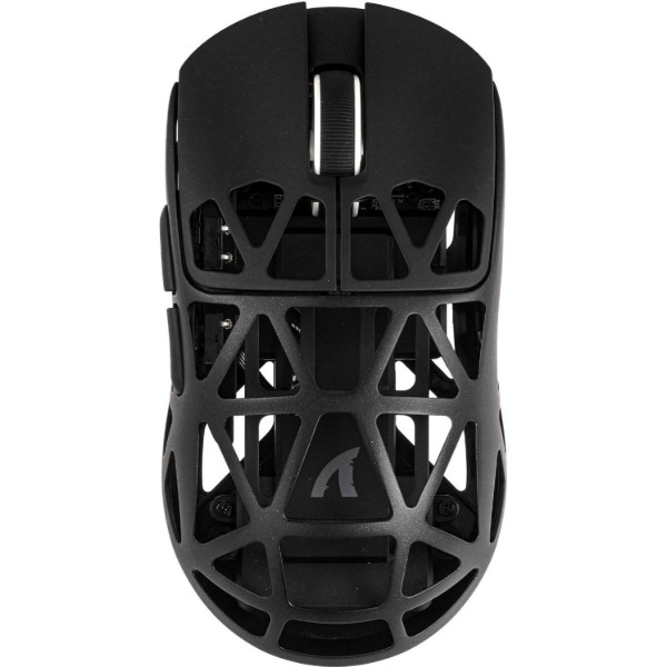 Фото - Мышь беспроводная игровая Attack Shark R2, Wireless/Bluetooth, 42000dpi, (PAW3950), 6кн., Black (R2B_AS)