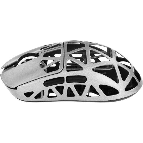 Фото - Мышь беспроводная игровая Attack Shark R2, Wireless/Bluetooth, 42000dpi. (PAW3950), 6кн., Silver gray (R2SGR_AS)
