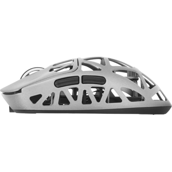 Фото - Мышь беспроводная игровая Attack Shark R2, Wireless/Bluetooth, 42000dpi. (PAW3950), 6кн., Silver gray (R2SGR_AS)