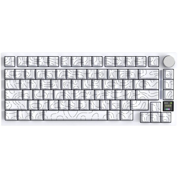 Фото - Клавиатура беспроводная игровая Attack Shark X820 Ultra 81кл. RGB, Wireless, Gift Axis White (X820ULTRAGA_AS)