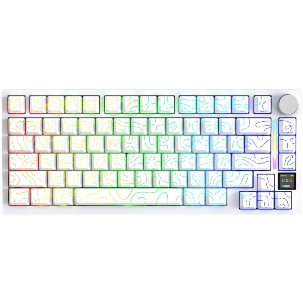 Фото - Клавиатура беспроводная игровая Attack Shark X820 Ultra 81кл. RGB, Wireless, Gift Axis White (X820ULTRAGA_AS)