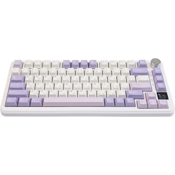 Фото - Клавиатура беспроводная игровая Attack Shark X85PRO 82кл. RGB, Wireless, Lavender (AS-6972792471105-L)