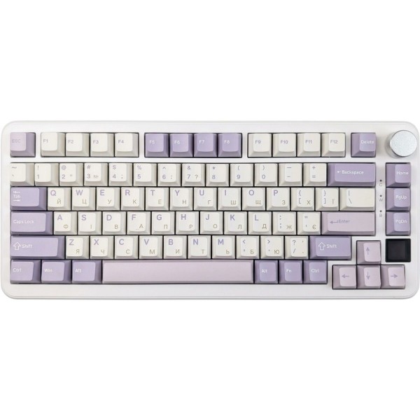Фото - Клавиатура беспроводная игровая Attack Shark X85PRO 82кл. RGB, Wireless, Lavender (AS-6972792471105-L)