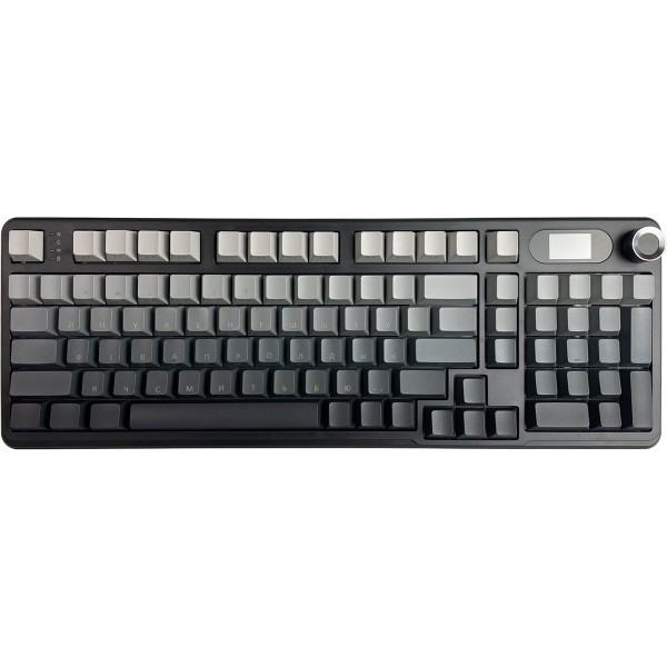 Фото - Клавіатура бездротова ігрова Attack Shark X98 Pro 99кл. RGB, Wireless, TFT disp., Moonlit Night (X98PROMN_AS) Фото - Клавіатура бездротова ігрова Attack Shark X98 Pro 99кл. RGB, Wireless, TFT disp., Moonlit Night (X98PROMN_AS)