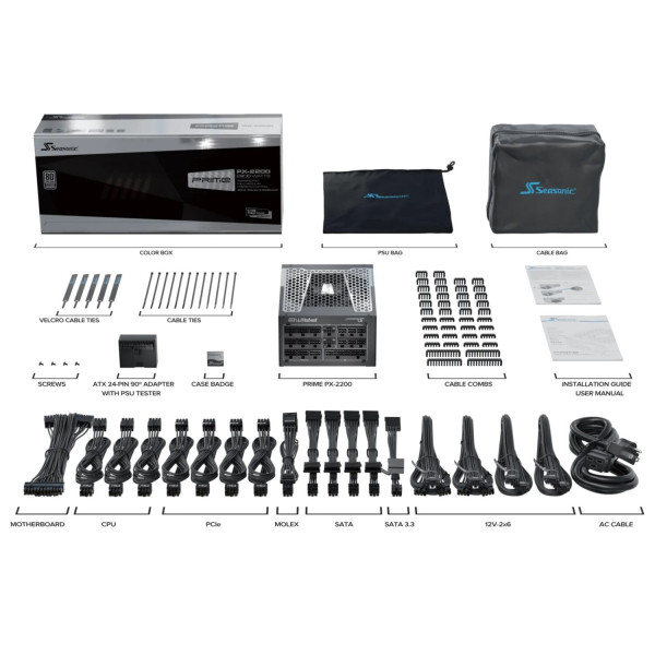 Фото - Блок живлення для ПК SeaSonic PRIME PX 2200-ATX31