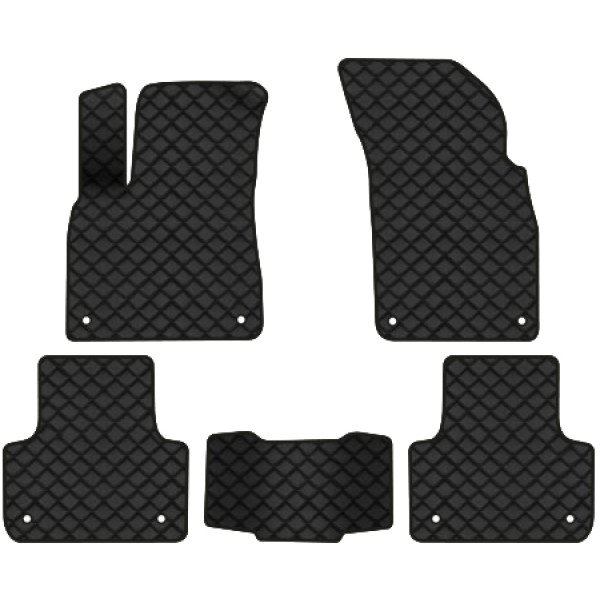Фото - Килимки з екошкіри в салон авто EVAtech ECO для Q7 (4M) 7 seats Audi 2015 2 покоління SUV USA (AU11153CV5AV8BBB)