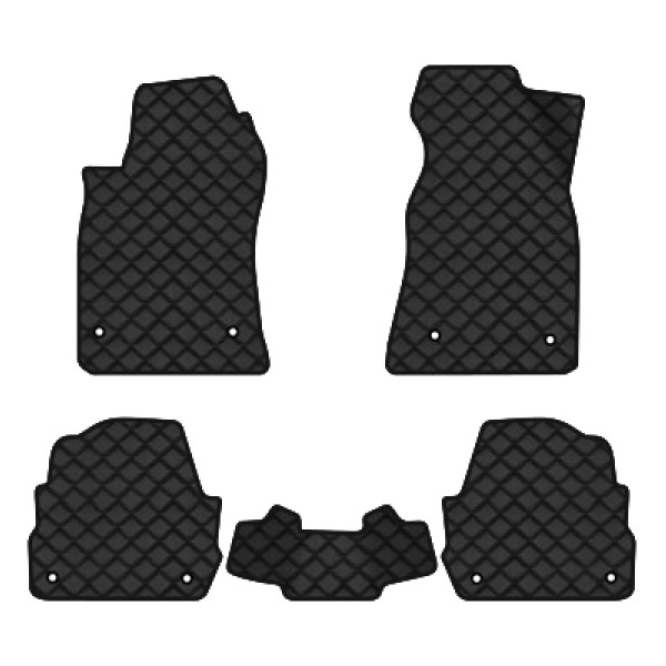 Фото - Килимки з екошкіри в салон авто EVAtech ECO для A6 (C5) 4WD Audi 1997-2001 2 покоління Combi EU (AU11282CB5AV8BBB)