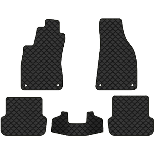 Фото - Коврики из экокожи в салон авто EVAtech ECO для A4 (B6) MT (4 clips) Audi 2000-2004 2 поколение Combi EU (AU12401CG5AV4BBB)