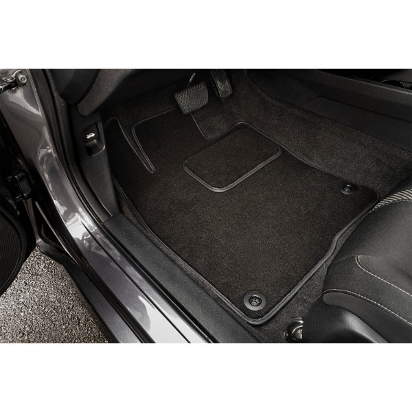 Фото - Килимки ворсові в салон авто EVAtech Standard для Audi A4 (B5) 1994-1999 1 покоління Combi EU чорний кант AU14120CE5TL4VEB