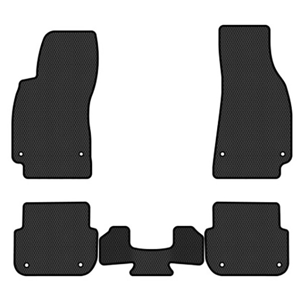 Фото - Коврики из экокожи в салон авто EVAtech ECO для A6 (C6) Audi 2004-2008 3 поколение Sedan EU AU3163CG5AV8BBLB