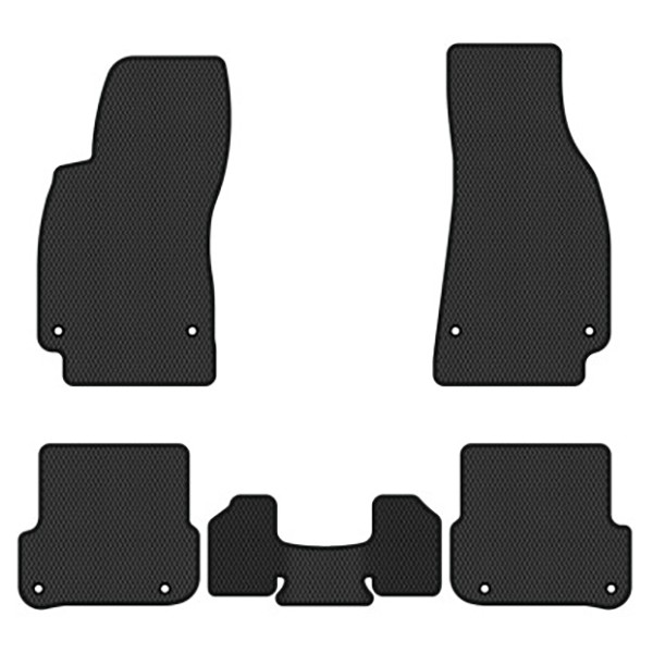 Фото - Коврики из экокожи в салон авто EVAtech ECO для A6 (C6) Restyling Audi 2008-2011 3 поколение Combi EU AU3166CG5AV7BBB