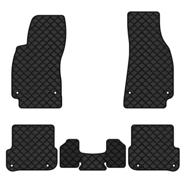 Фото - Коврики из экокожи в салон авто EVAtech ECO для A6 (C6) Restyling Audi 2008-2011 3 поколение Combi EU AU3166CG5AV7BBB