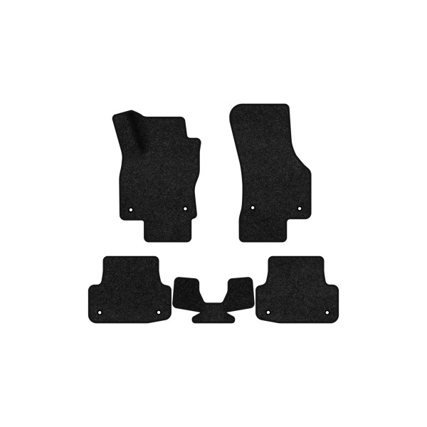 Фото - Килимки ворсові в салон авто EVAtech Premium для Audi A3 (8V) 3-doors 2012-2020 3 покоління Htb EU чорний кант AU32915CE5AV8VPB