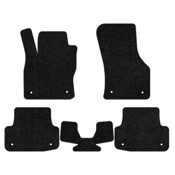 Фото - Коврики ворсовые в салон авто EVAtech Standard для Audi A3 (8V) 3-doors 2012-2020 3 поколение Htb EU черный кант AU32915CR5AV8VEB