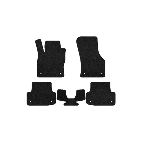 Фото - Коврики ворсовые в салон авто EVAtech Premium для Audi A3 (8V) 3-doors 2012-2020 3 поколение Htb EU черный кант AU32915CR5AV8VPB