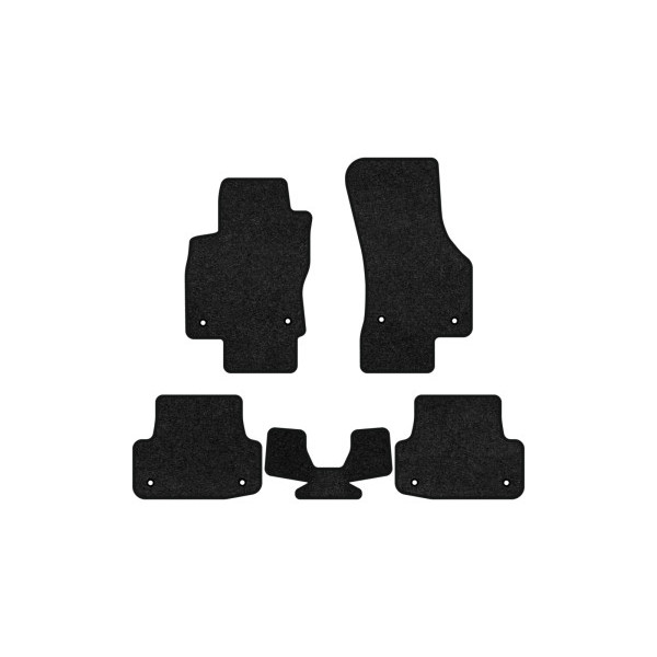 Фото - Килимки ворсові в салон авто EVAtech Premium для Audi A3 (8V) 3-doors 2012-2020 3 покоління Htb USA чорний кант AU33257CG5AV8VPB