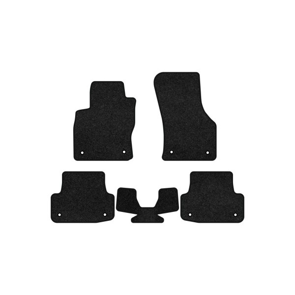 Фото - Килимки ворсові в салон авто EVAtech Premium для Audi A3 (8V) 3-doors 2012-2020 3 покоління Htb USA чорний кант AU33257CS5AV8VPB