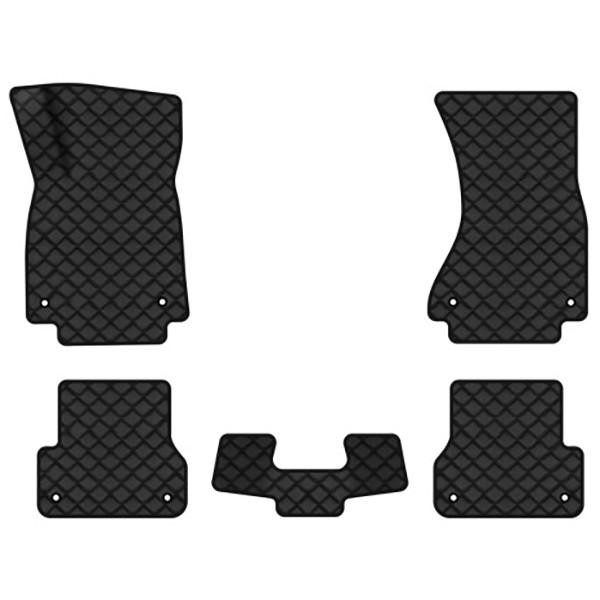 Фото - Килимки з екошкіри в салон авто EVAtech ECO для A6 (C7) Audi 2011-2017 4 покоління Sedan EU AU35CD5AV8BBB