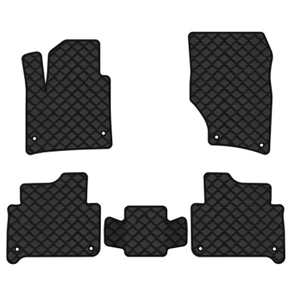 Фото - Килимки з екошкіри в салон авто EVAtech ECO для Q7 (4L) 7 seats Audi 2005-2015 1 покоління SUV EU AU38C5AV8BBB