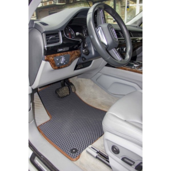 Фото - Килимки з екошкіри в салон авто EVAtech ECO для Q7 (4M) 7 seats Audi 2015 2 покоління SUV USA (AU11153CG5AV8BBB)