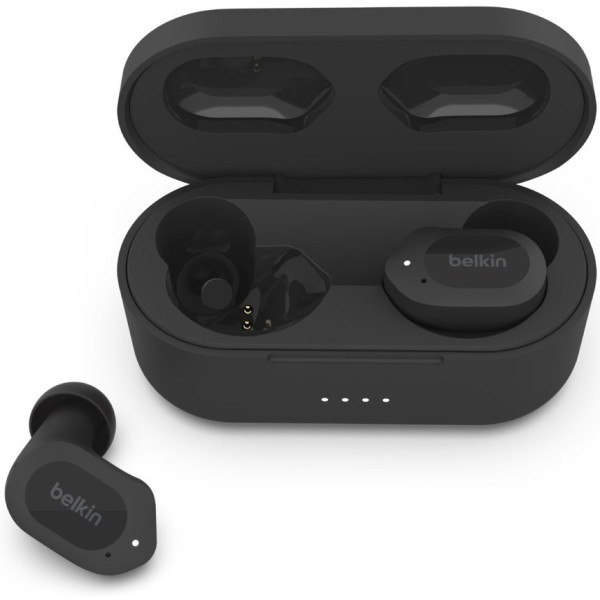 Фото - Навушники вкладиші бездротові TWS Belkin Soundform Play True Wireless 
Black (AUC005BTBK)
