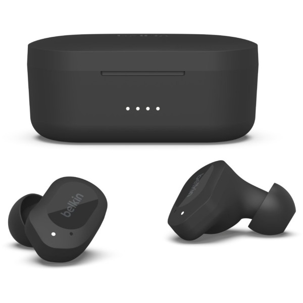 Фото - Навушники вкладиші бездротові TWS Belkin Soundform Play True Wireless 
Black (AUC005BTBK)