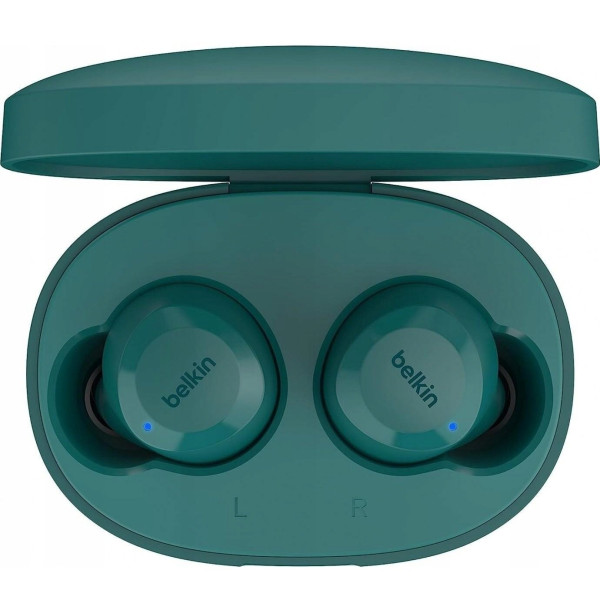Фото - Наушники вкладыши беспроводные TWS Belkin Soundform Bolt True Wireless Turquoise (AUC009BTTE)