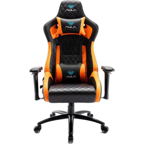 Фото - Крісло для геймерів Aula F1031 Gaming Chair Black/Orange (6948391286211)
