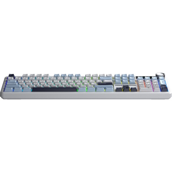 Фото - Клавиатура беспроводная игровая Aula F108 Pro Wireless Gasket Keyboard Reaper switch, White (6978080501318)